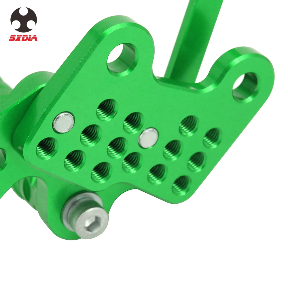 

Motorcycle Accessories CNC Adjustable Foot Pegs Rear Set Footpegs Footrests For Kawasaki NINJA ZX14R ZX-14R ZZR1400 2006-2011