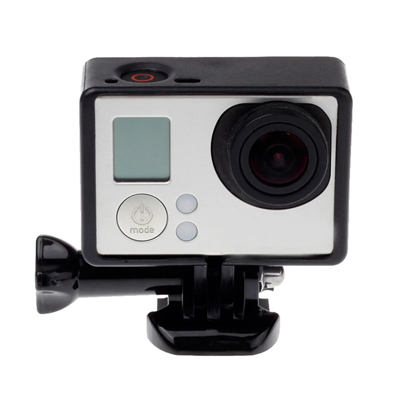 Аксессуары для GoPro Hero 4 3 + защитный чехол с рамкой корпус Видеокамеры экшн камеры Go