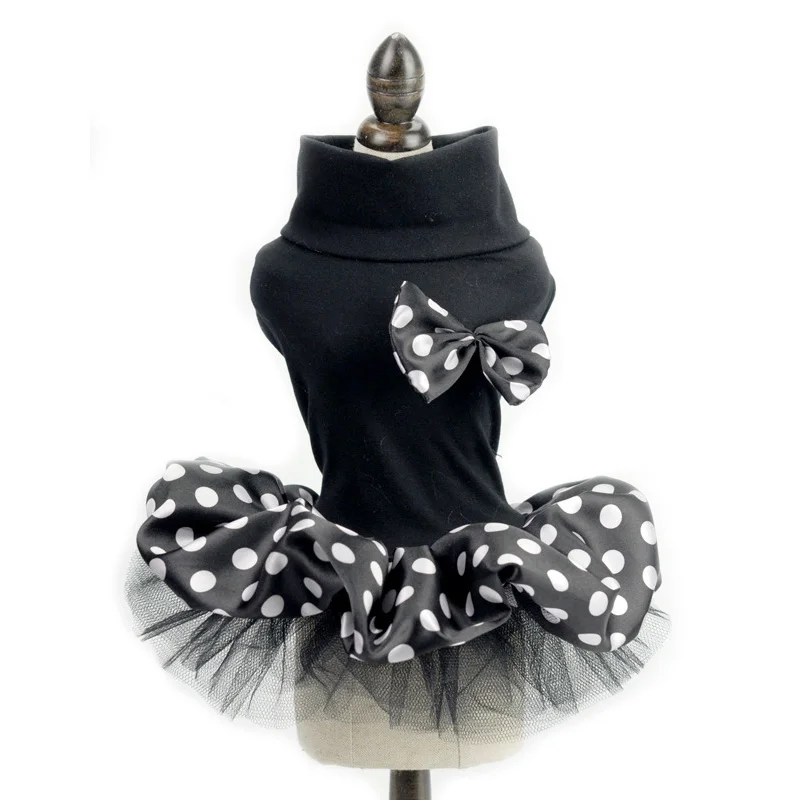 Платье в горошек с юбкой пачкой для собак и кошек|puppy dress|dress for petdog tutu dress |