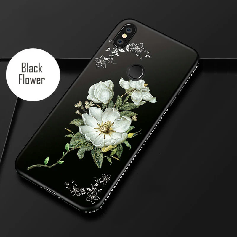 Мягкий чехол из ТПУ с бриллиантами для Xiaomi Mi 5X A1 6X 8 SE Redmi 4X 5A 5 Plus 6 6A Note 64 ГБ 32 задняя