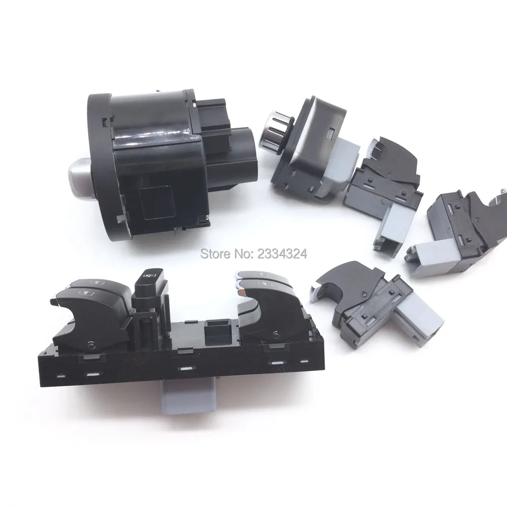 Chrome Headlight Windows Mirror Switch Button 5ND959857 5ND941431B 5ND959565A 5ND959855 for VW Passat B6 Jetta Golf MK5 | Автомобили и
