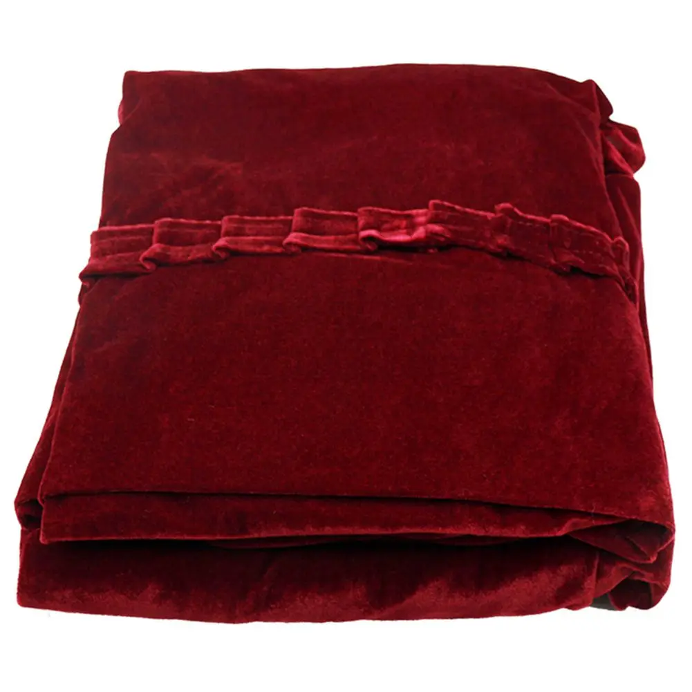 BMDT-Practical Full Piano Cover pleuche Decorated with Macrame for Universal Upright Vertical |