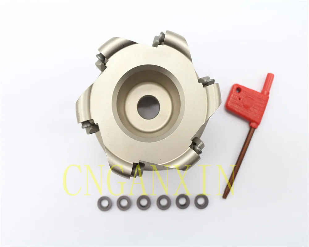 

New 1P EMR5R80-27-6T 6F lute Milling Cutter +6P RDMW1003MO P9115