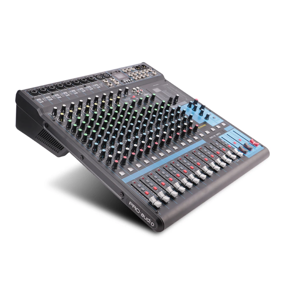 G-MARK MG16MP3 16 каналов аудио микшерный пульт 24-битный SPX цифровой эффект 26 языков на выбор 2 дисплей Bluetooth зарядка через USB
