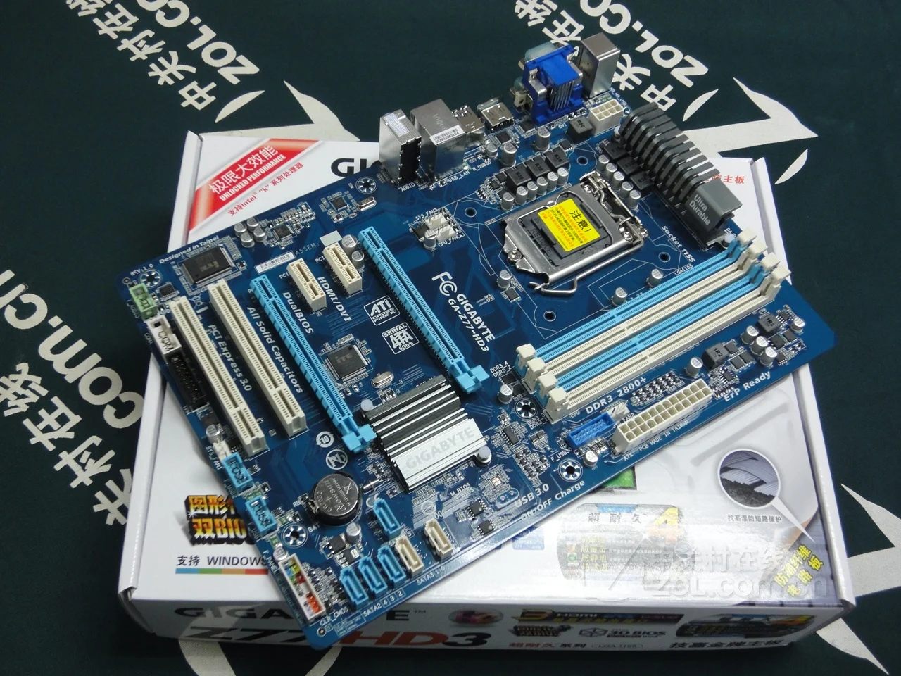 Материнская плата Gigabyte 100% оригинальная материнская LGA 1155 DDR3 USB3.0 32G Z77/Z77/HD3