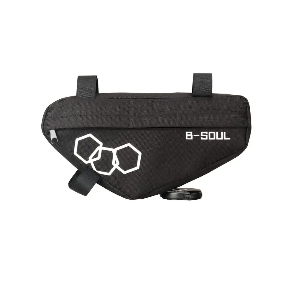 B-SOUL велосипедная сумка передняя труба рамка для телефона Водонепроницаемая велосипедная сумка треугольный чехол Рамка Держатель Аксессуары для велосипеда