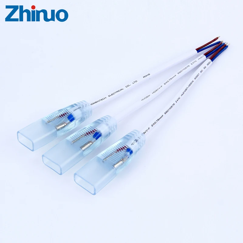 Светодиодный разъем питания ZHINUO двухпроводный четырехпроводный одноцветная