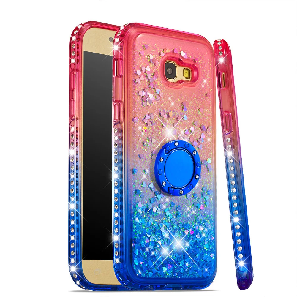 Quicksand bling Phone Case For Samsung Galaxy A5 2017 Cover TPU Back A520F 5.2" |