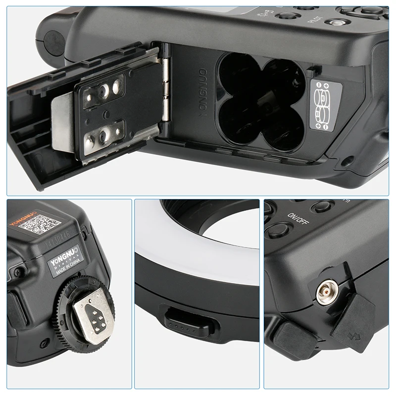 YONGNUO yn24ex e TTL Twin Lite Макро Вспышка Speedlite для камер Canon с двойной 2 шт. головка вспышки +