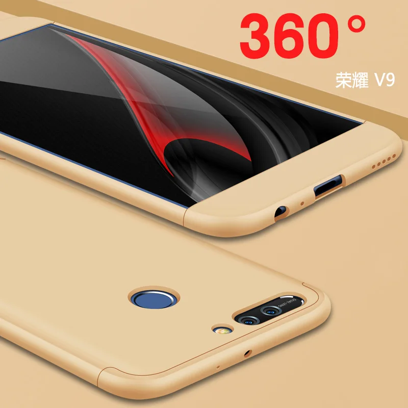 Для huawei honor 8 PRO Чехол для huawei honor V9 чехол PC матовый Роскошный 360 Защитный чехол для huawei honor 8 pro V9 бампер чехол