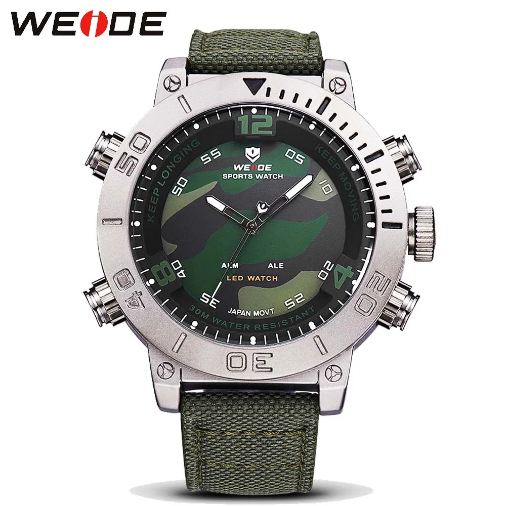 2017 WEIDE Брендовые мужские повседневные спортивные часы светодиодный цифровые