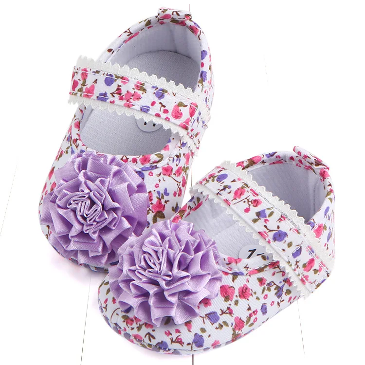 Детская обувь на весну лето 2019 милая мягкая стереоскопическая с цветами для