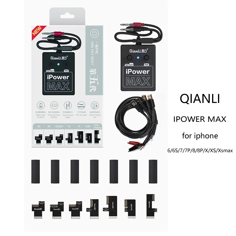 QIANLI TOOLPLUS линия питания с переключателем вкл/выкл IPOWER MAX для IPHONE 6G/6 P/6 S/6SP/7G/7 P/8G/8 P/X/XS/ xsmax
