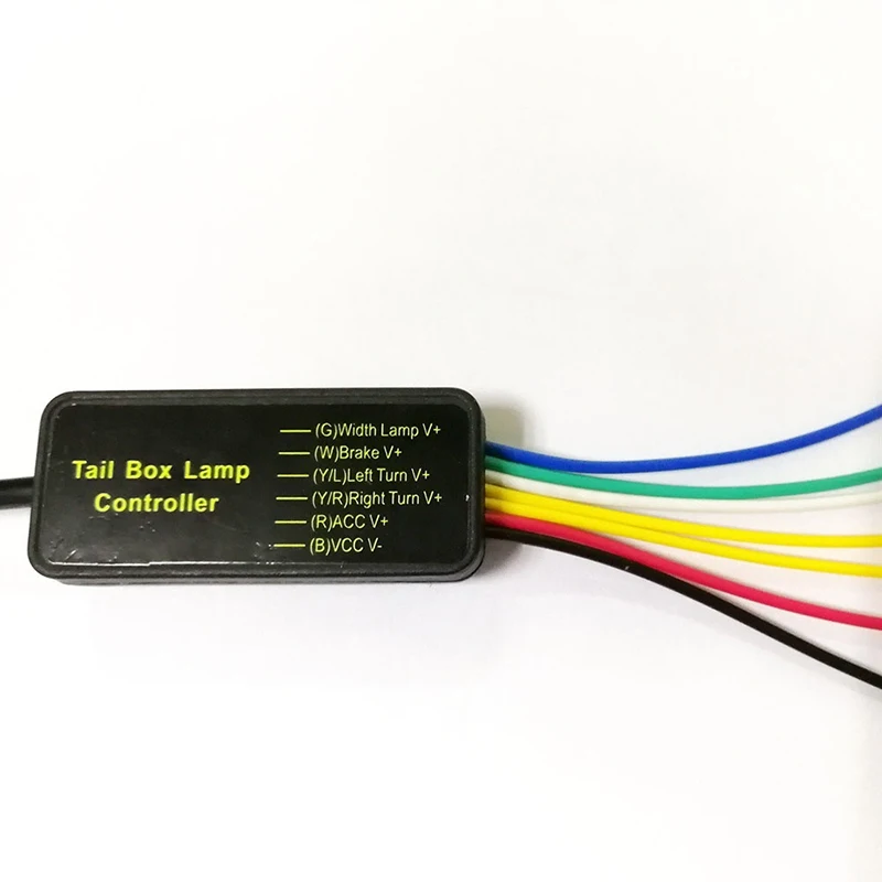 QCDIN RGB светодиодный багажник автомобиля багажника сигнальные полосы светильник