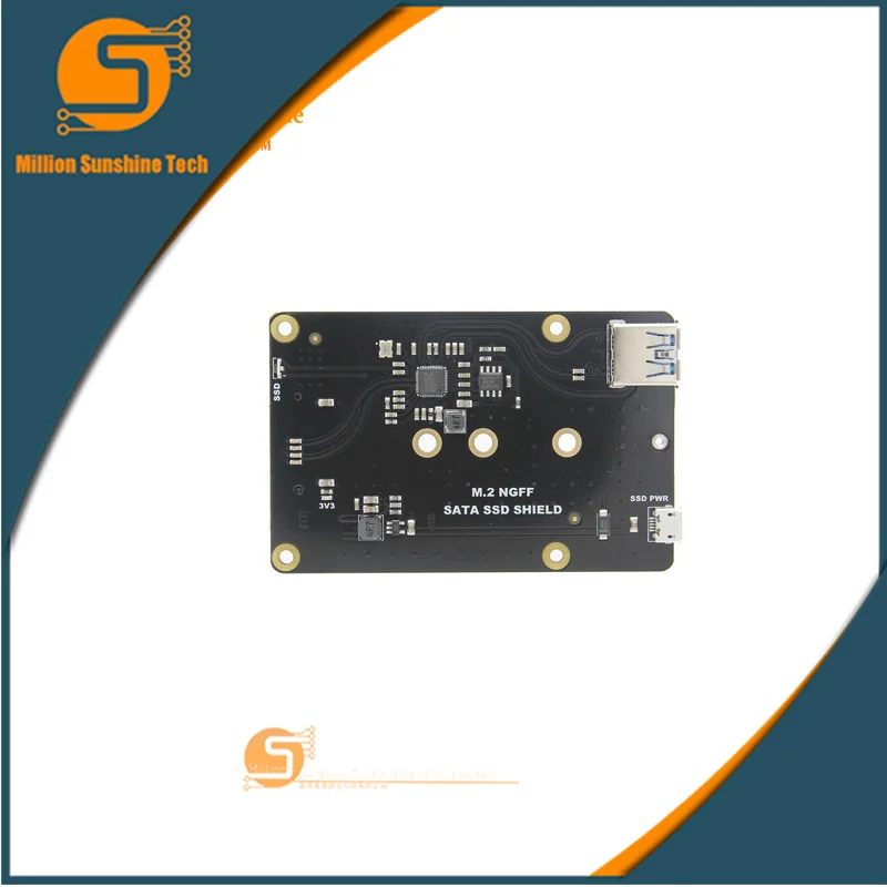 Raspberry Pi X860 M.2 NGFF 2280/2260/2242/2230 SATA SSD де almacenamiento NAS de la цифровая expansión con USB 3,0 джемпер para R