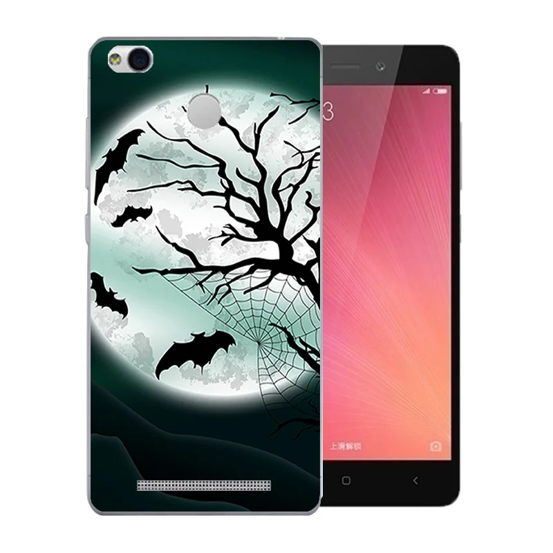 5.0 inch For Xiaomi Redmi 3 Pro Phone Case 3S S Space Moon Pattern Soft Silicon Cover for Prime protect Capa |