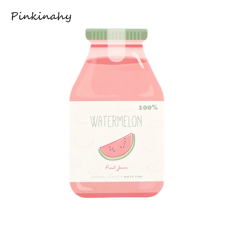 Молоко фруктовые напитки Еженедельный план липкий блокнот для заметок кавайные