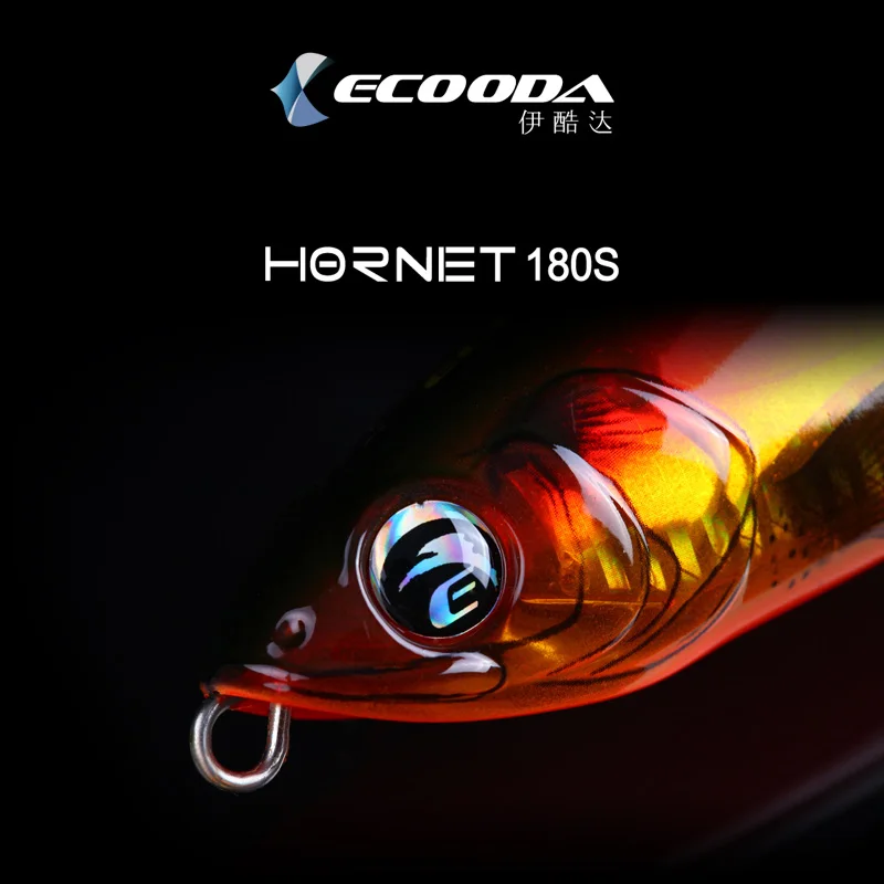 Рыболовная приманка-Поппер Ecooda Hornet 180 мм 82 г большая приманка-карандаш для