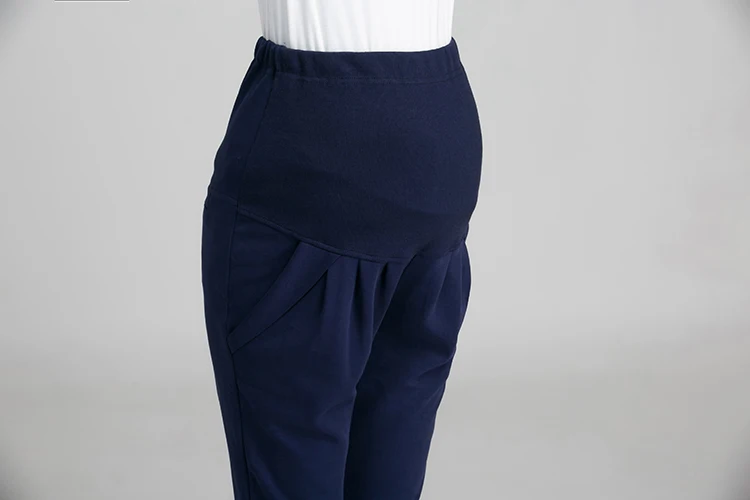 Большие размеры Брюки для беременных 2018 весна осень 100% хлопок брюки живота