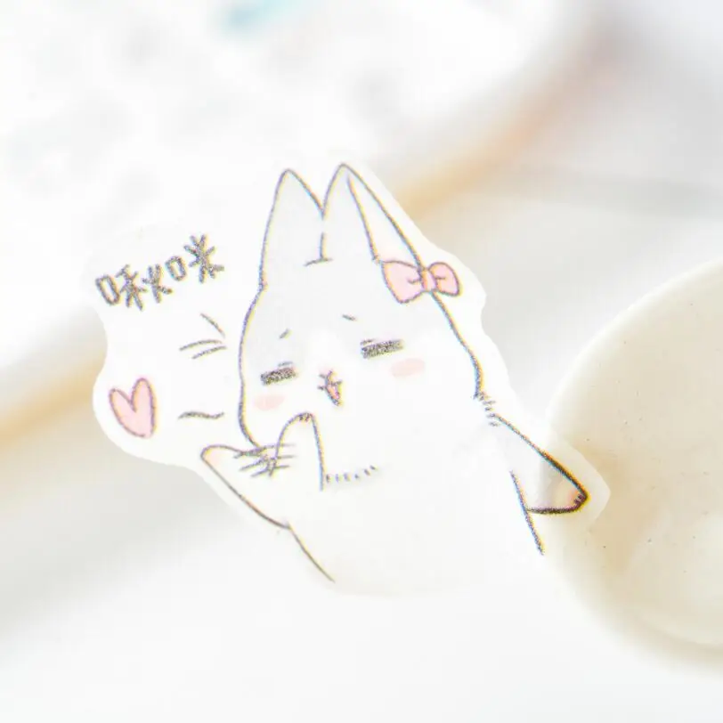 6 шт./упак. Kawaii с рисунком кролика Стикеры дневник записки украшения Специальные