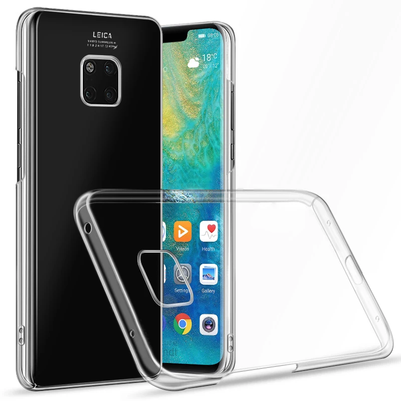 YISHANGOU Прозрачный чехол для телефона huawei P20 Lite mate 30 20 10 Pro твердый пластиковый чехол на заднюю панель для huawei NOVA 3i 3e чехол