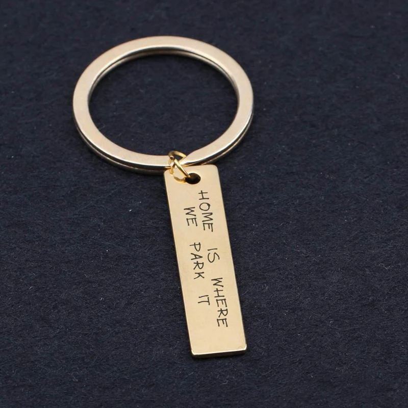 Camper Keychain Home-это то место где мы припарковываем его Charm Adventure Летние путешествия