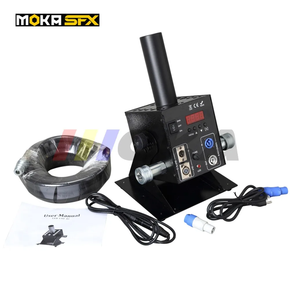 Беспошлинная светодиодная CO2 струйная Машина DMX Cryo Fog машина 12x3 Вт сценический