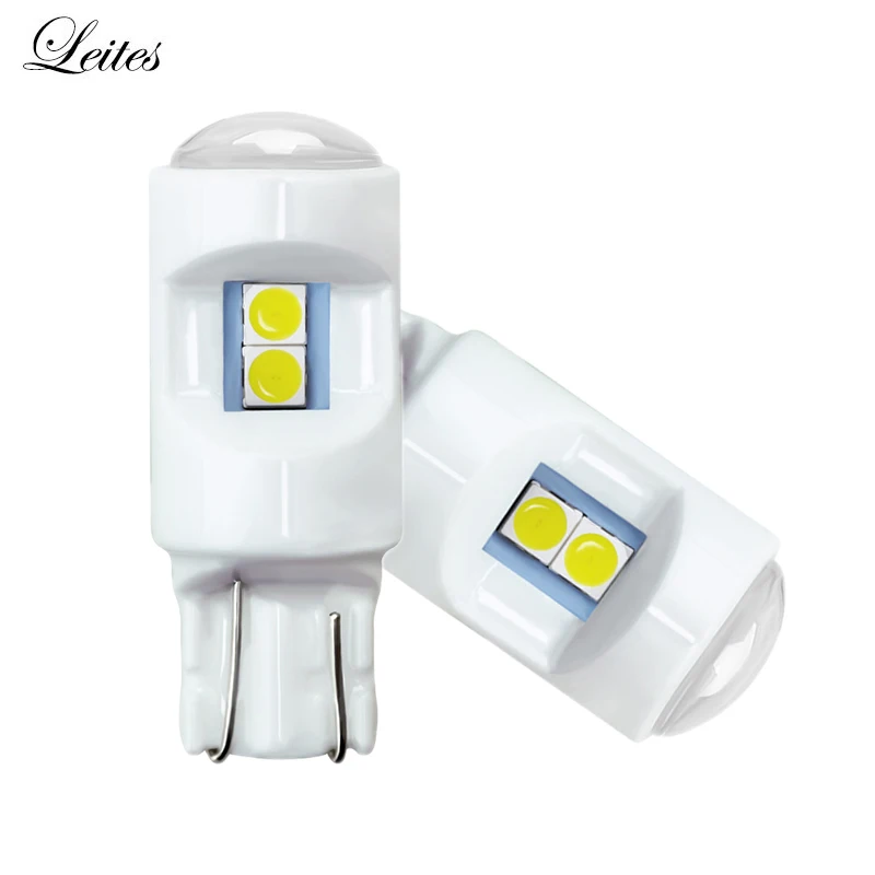 2 шт. сигнальная лампа 3030 6SMD T10 светодиодная автомобильная W5W Led Светодиодные лампы