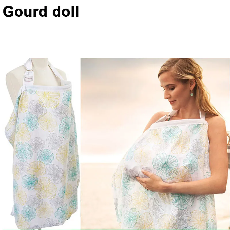 2018 Чехлы для ухода за ребенком дышащие газовые хлопковые кормления большой