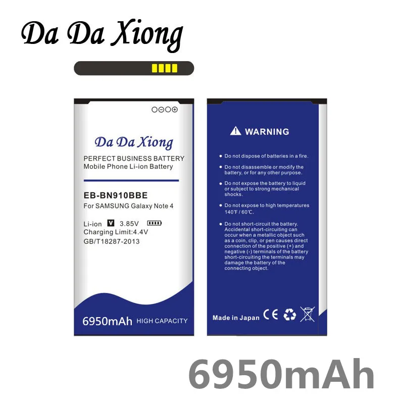 6950 мА/ч EB BN910BBE BN910BBK батарея для Samsung Galaxy Note4 N910H N910A N910C N910U N910F N910FQ SCL24 SC 01G N910V чехол