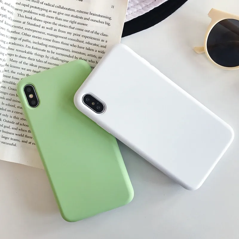 Силиконовый чехол для iPhone 7 8 чехол для телефона для iPhone X XR XS Max Официальный чехол для iPhone 6 6S Plus Capa