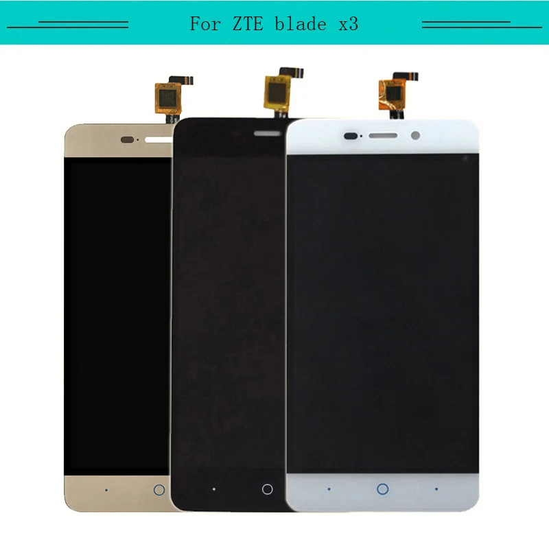 Протестировано 1 шт./лот для ZTE Blade X3 D2 T620 A452 Полный ЖК дисплей с сенсорным экраном