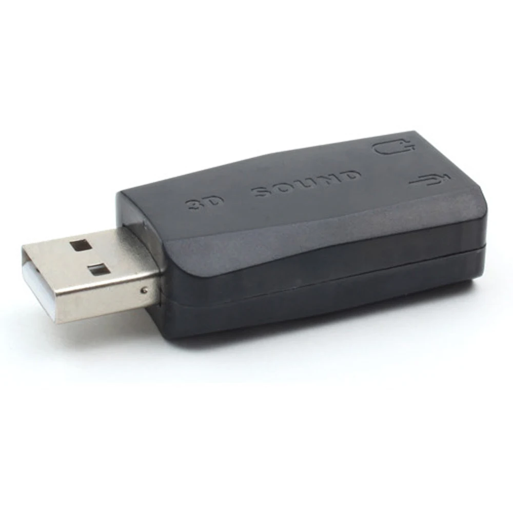 Новинка USB цифровой 2 0 к 3D аудио звуковой адаптер карта виртуальный динамик 5 1