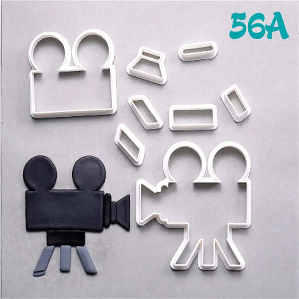 Пленка Камера для нарезки печенья в виде попкорна дизайн набор из быстрорежущей