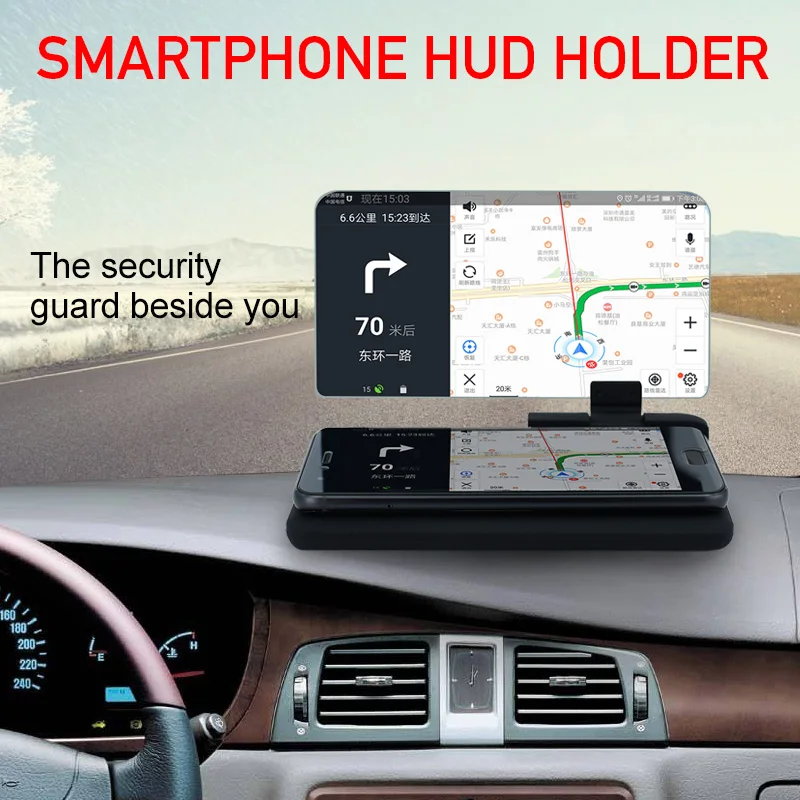 Автомобильный держатель для смартфона проектор HUD gps навигатор подставка