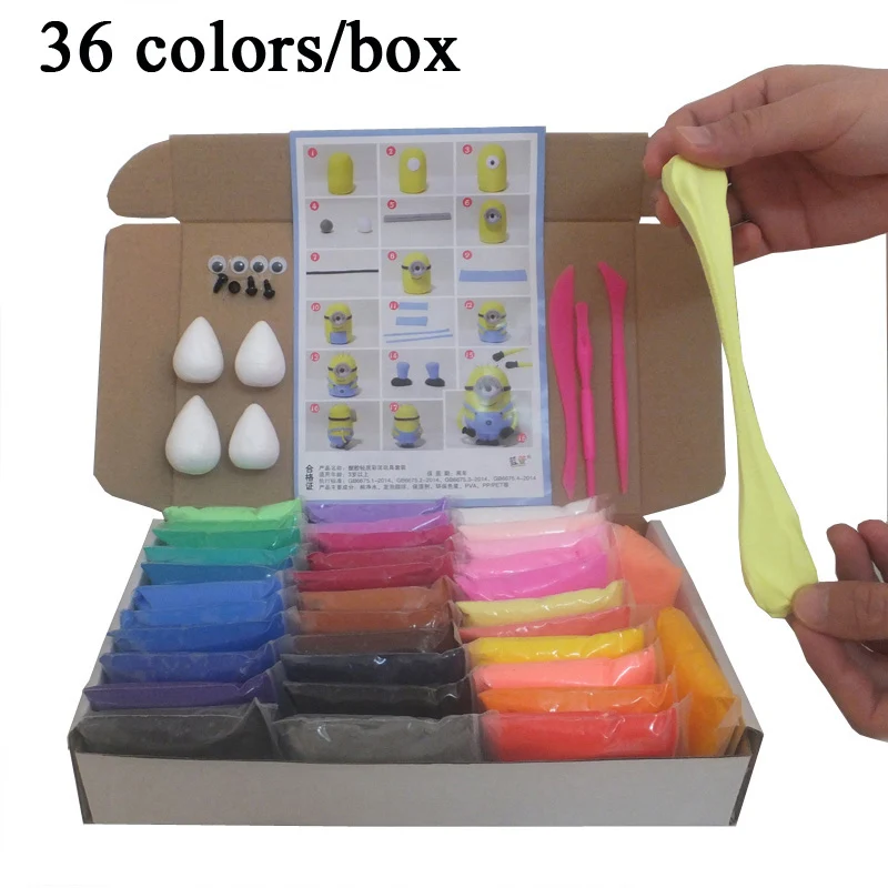 Легкая глина мягкая полимерная для детей | Игрушки и хобби