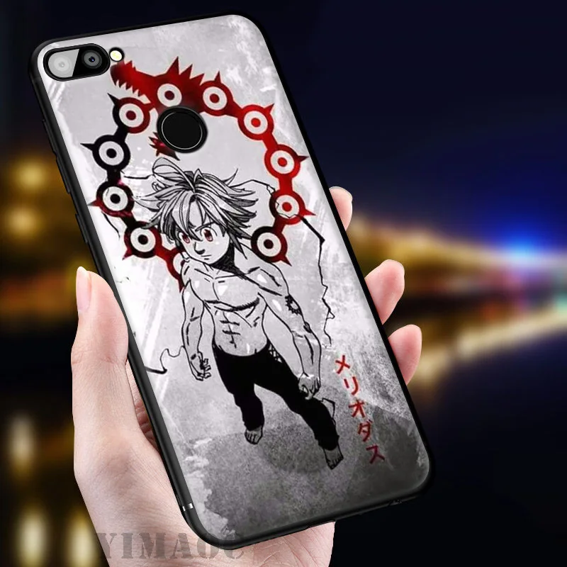 Мягкий чехол YIMAOC The Seven Deadly Sins для huawei Honor View 20 10 8X8 8C 6A 7A 7X 7C Lite Pro Y9 Y7 Y6 Prime 2018 2017 |