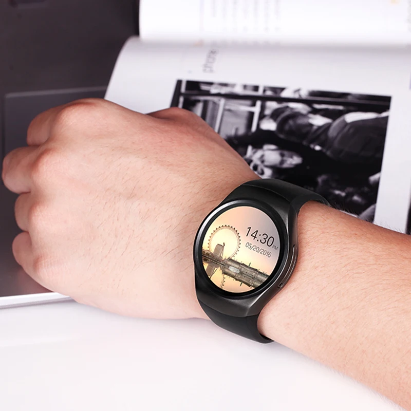 KW18 Bluetooth Смарт-часы Полный Экран Поддержка sim-карта TF SmartWatch телефон Heart Rate Мониторы