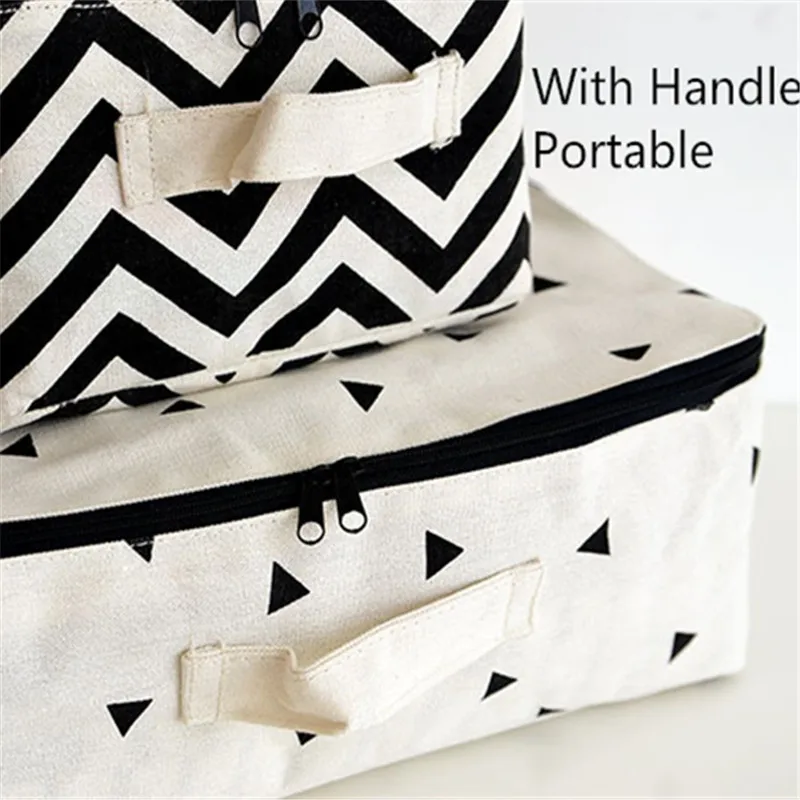 ROSEHOME краткое льняные и хлопковые Водонепроницаемый ящик для хранения с