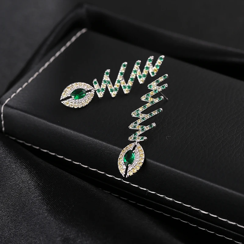 Женские свадебные серьги-подвески GAOLA с изображением животных рыбы зеленого