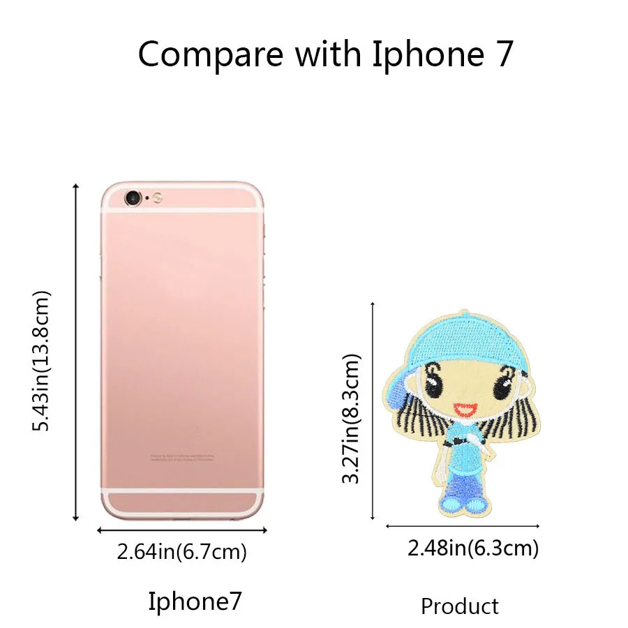 Сделай Сам подростковые патчи для одежды вышитые приклеивания утюгом аппликация