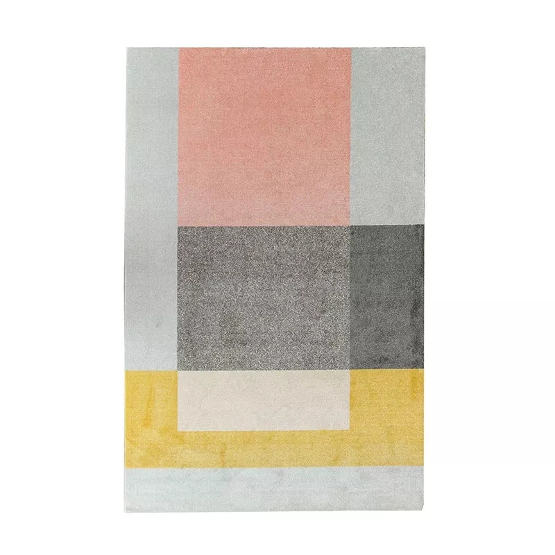 Simple style plaid thicken machine weaved bedside rug living room coffee table carpet big size Nordic decoration ground mat | Дом и сад