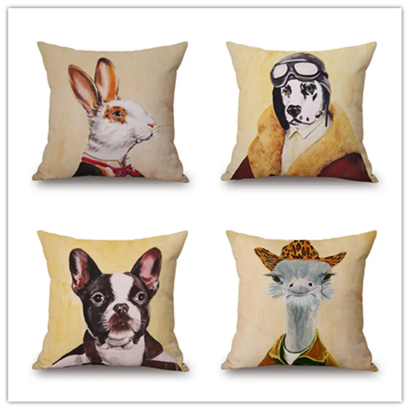 Хорошо продаваемая модная подушка в западном стиле с мультяшным принтом