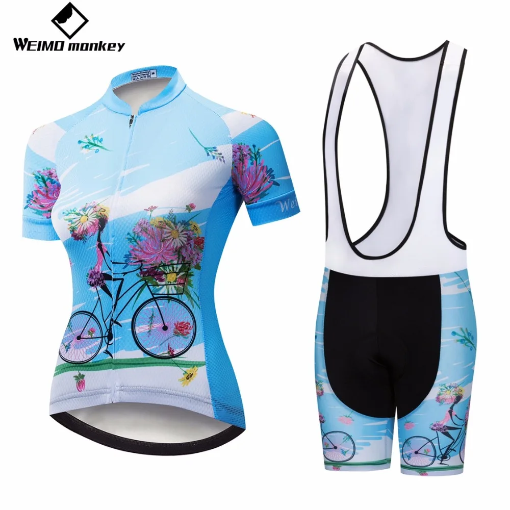 Женский комплект для велоспорта лето 2019 Джерси шорты одежда горного велосипеда