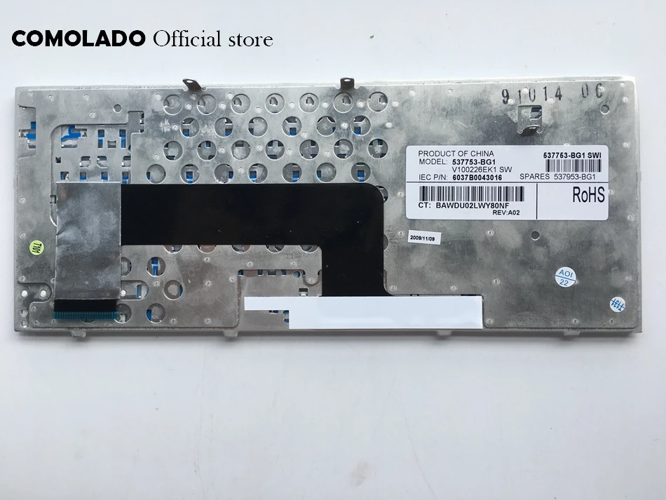 SW Swiss клавиатура для HP Compaq Mini110 Mini 110 1000 102 Presario CQ10 100 белая ноутбука|Клавиатуры