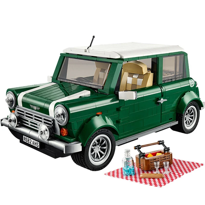 Mailackers Legoing Technic 21002 MINI Cooper 1108 шт. Набор строительных блоков игрушки для детей Legoings