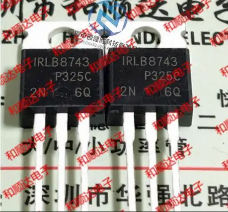

Оригинал, 50 шт. IRLB8743 LB8743 8743 TO-220AB 30V 78A 140W IC, лучшее качество