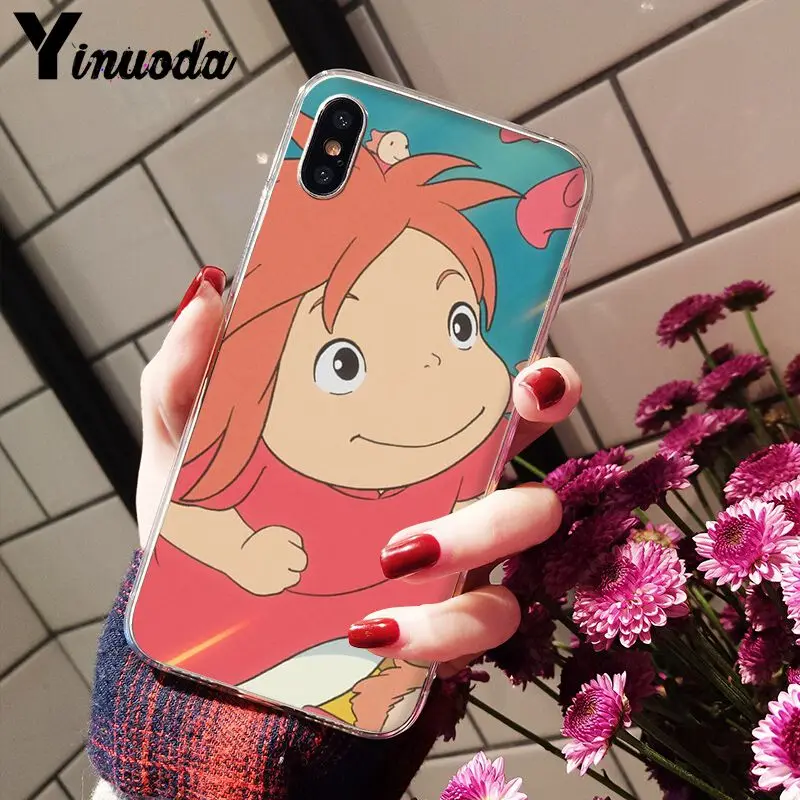 11pro MAX Hayao Miyazaki anime ponyo on the cliff Новый чехол для телефона Fundas iPhone 8 7 6 6S Plus X XS 5 5S SE
