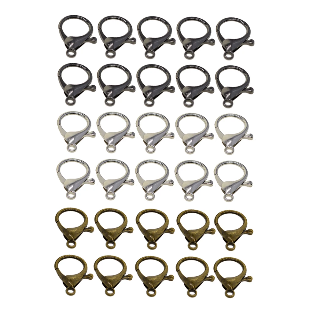 30 комплектов большая антикварная металлическая сумка карабины защелкивающиеся