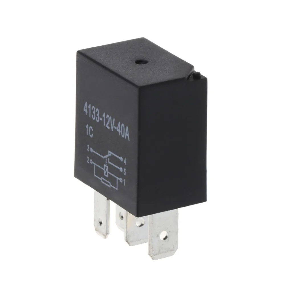 Автомобильный 12V 40A 5 Pin Реле длительный срок службы время задержки автомобильные